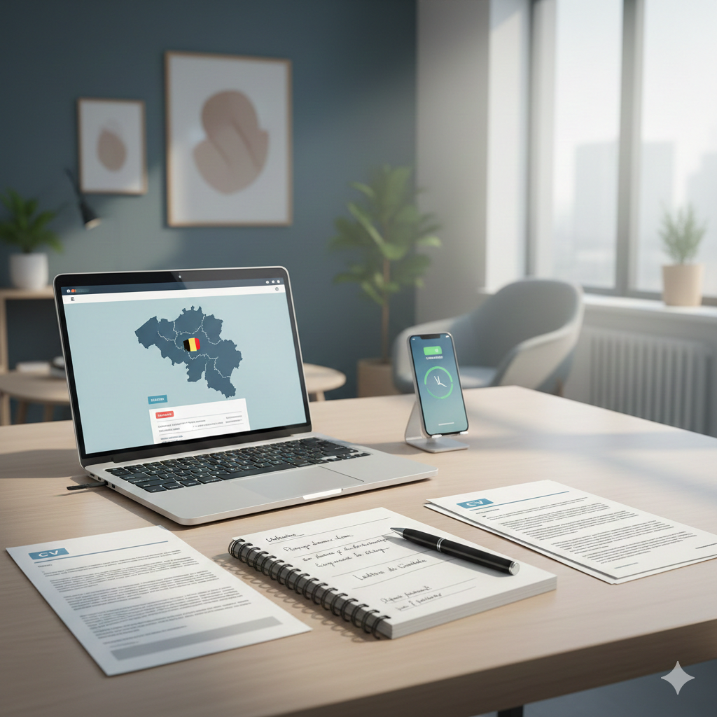 Trouver un emploi en Belgique rapidement avec un CV et des documents professionnels